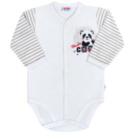 New Baby Panda teljes hosszában patentos body