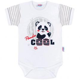 New Baby Panda Rövid ujjú baba body 