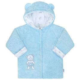New Baby Nice Bear Kék téli baba kabátka