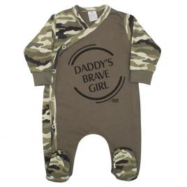 New Baby Army girl Baba kezeslábas 