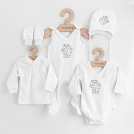 5 részes baba együttes újszülötteknek New Baby Classic fehér