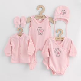 5-részes baba együttes újszülötteknek New Baby Classic rózsaszín