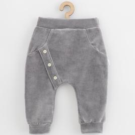 Baba plüss melegítőnadrág New Baby Suede clothes szürke