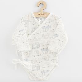 Csecsemő muszlin patentos body New Baby My Cars