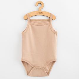 Ujjatlan baba body New Baby Classic II világos bézs lány