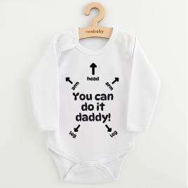 Baba body nyomtatással New Baby You can do it daddy!