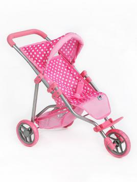 Sport játékbabakocsi játékbabáknak PlayTo Olivie világos rózsaszín