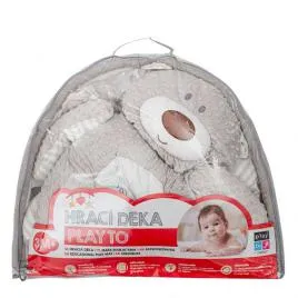 PlayTo maci Luxus minky játszószőnyeg melódiával 
