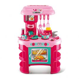 Baby Mix Little Chef Gyermek konyha rózsaszín 32 db