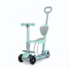 Baba háromkerekű robogó 3in1 Baby Mix Multi kék
