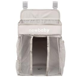 TinyTidy New Baby kiságyra szerelhető tároló bézs színben