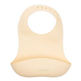 Szilikon előke New Baby bézs