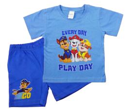 Paw Patrol/Mancs őrjárat fiú 2 részes póló/short szett