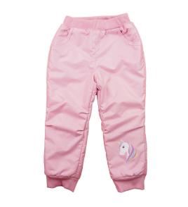 Lányka bélelt vízlepergetős nadrág Unikornis mintával