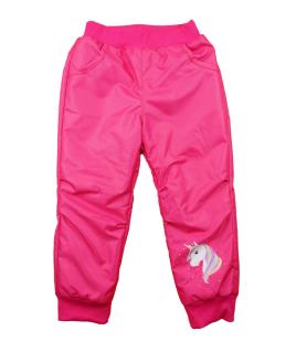 Lányka bélelt vízlepergetős nadrág Unikornis mintával