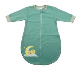 Belül bolyhos hosszú ujjú hálózsák 2,5 TOG Csiga mintával