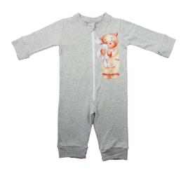 Overálos pizsama Maci mintával