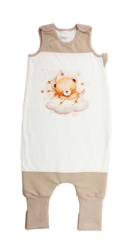 Ujjatlan tipegő hálózsák Maci mintával 2 TOG