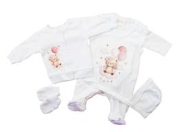 5 részes baba szett maci mintával