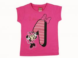 Disney Minnie szülinapos kislány póló 1 éves