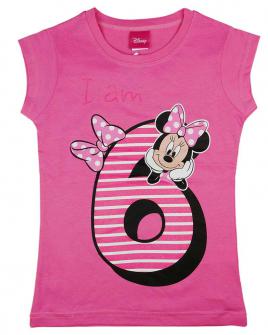 Disney Minnie szülinapos kislány póló 6 éves