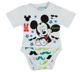 Disney Mickey rövid ujjú kombidressz Bajusz fehér