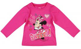 Disney Minnie csillámos hosszú ujjú kislány póló