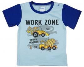 Work Zone rövid ujjú fiú póló