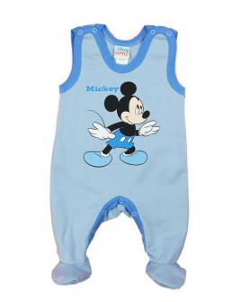 Belül bolyhos ujjatlan rugdalózó Mickey egér mintával