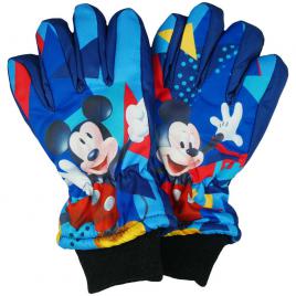 Vízlepergetős bélelt öt ujjas kesztyű Mickey egér mintával