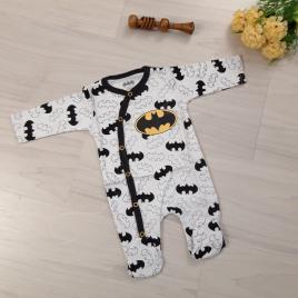 Batman Hosszú ujjú lábfejes rugdalózó