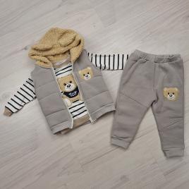 3 részes macis szett kisfiúknak