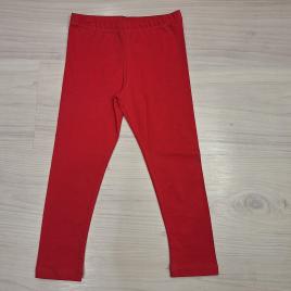 Via Girls Vékony, piros leggings  