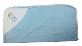 Baba kapucnis törölköző macis mintával 70x90